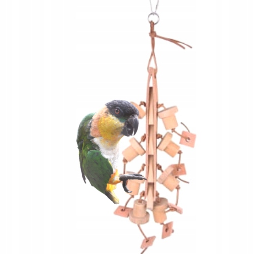 Levně Přírodní šála zábavy – hračka pro střední a velké papoušky