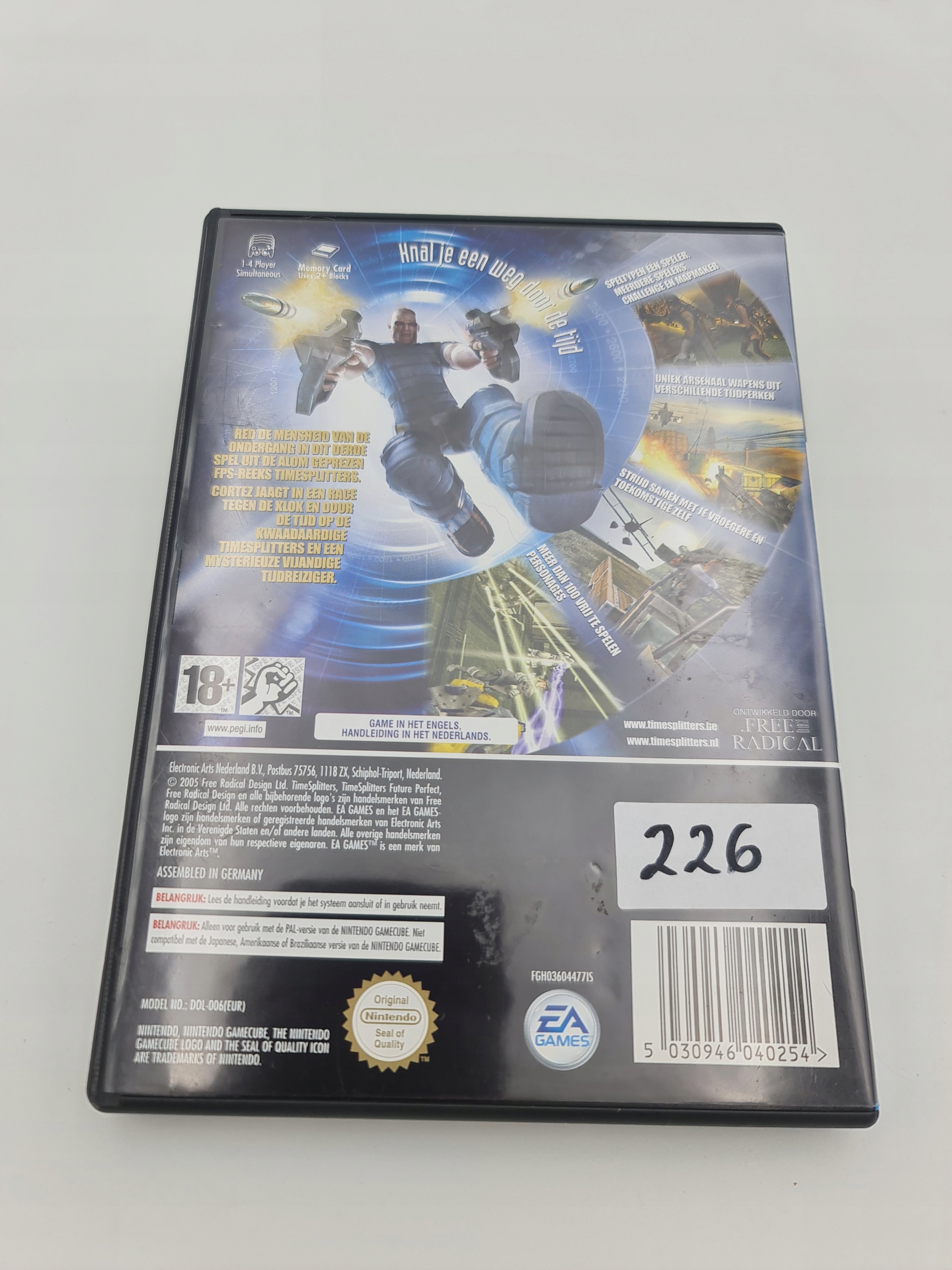 NINTENDO GAMECUBE TIMESPLITTERS FUTURE PERFECT Platforma Nintendo GameCube