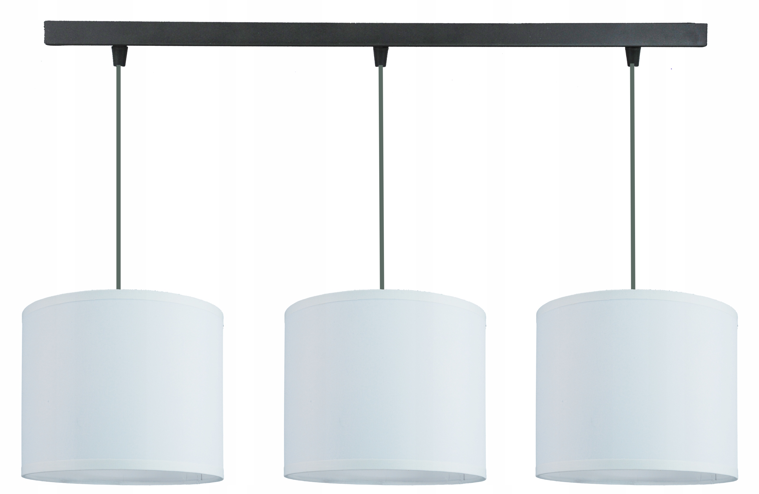 Módní závěsná stropní lampa, moderní lustr, stínidlo 20 cm, bílá Led