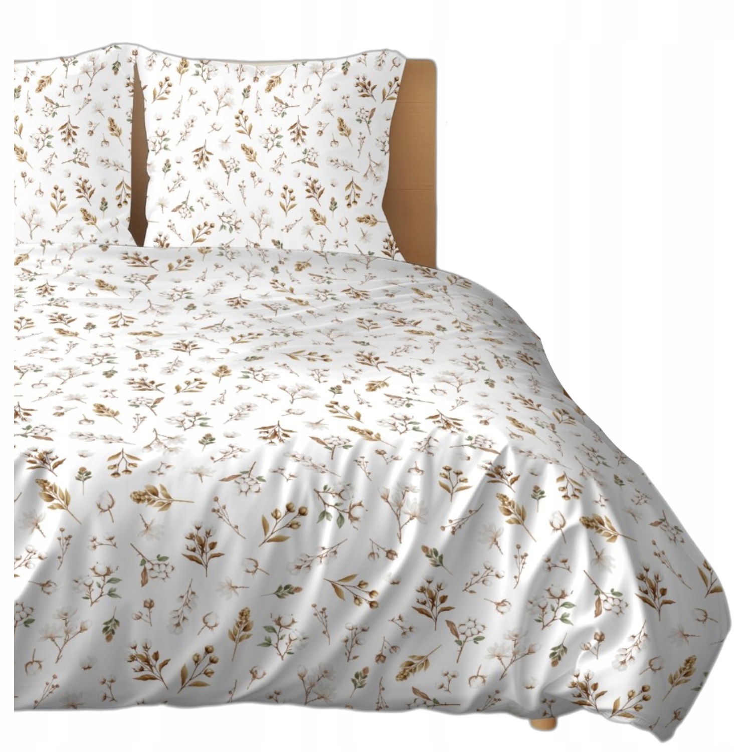 Povlečení 160x200 Bílá Bavlna Hypoalergenní zip Polsko