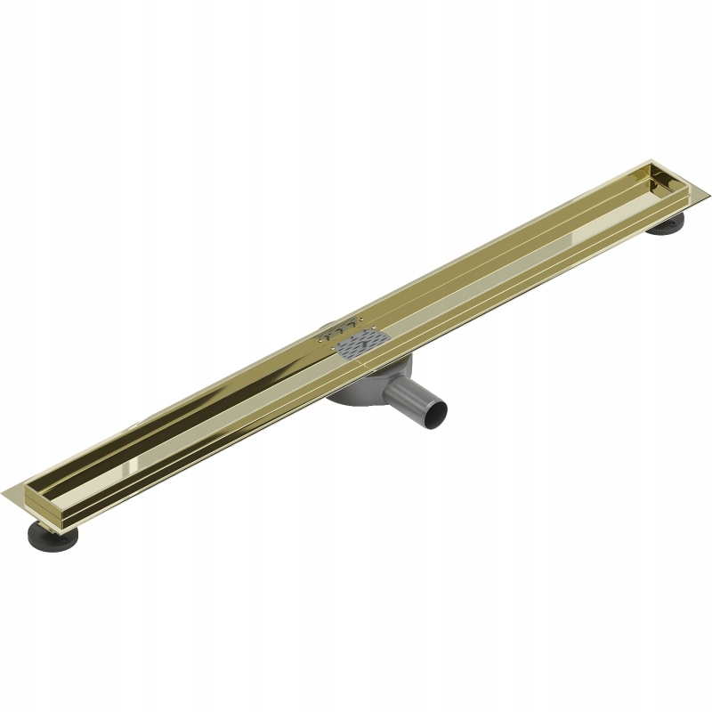 Mexen Flat 360 otočné těleso pro lineární odtok 80 cm, Zlatá 1540080