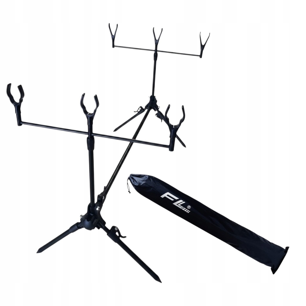 Stanowisko Wędkarskie Fl Stojak Na 3 Wędki Rod Pod Tri Pod Plus Futerał