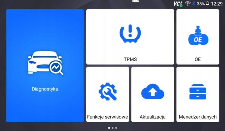 TESTER DIAGNOSTYCZNY+ PROGRAMATOR CZUJNIKÓW CIŚNIENIA TMPS AUTOXSCAN RS960 Kod producenta RS960PROTS