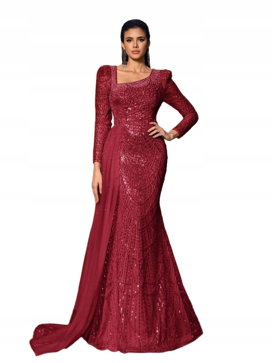 Shein Elegantní Šaty Flitry Syrena M