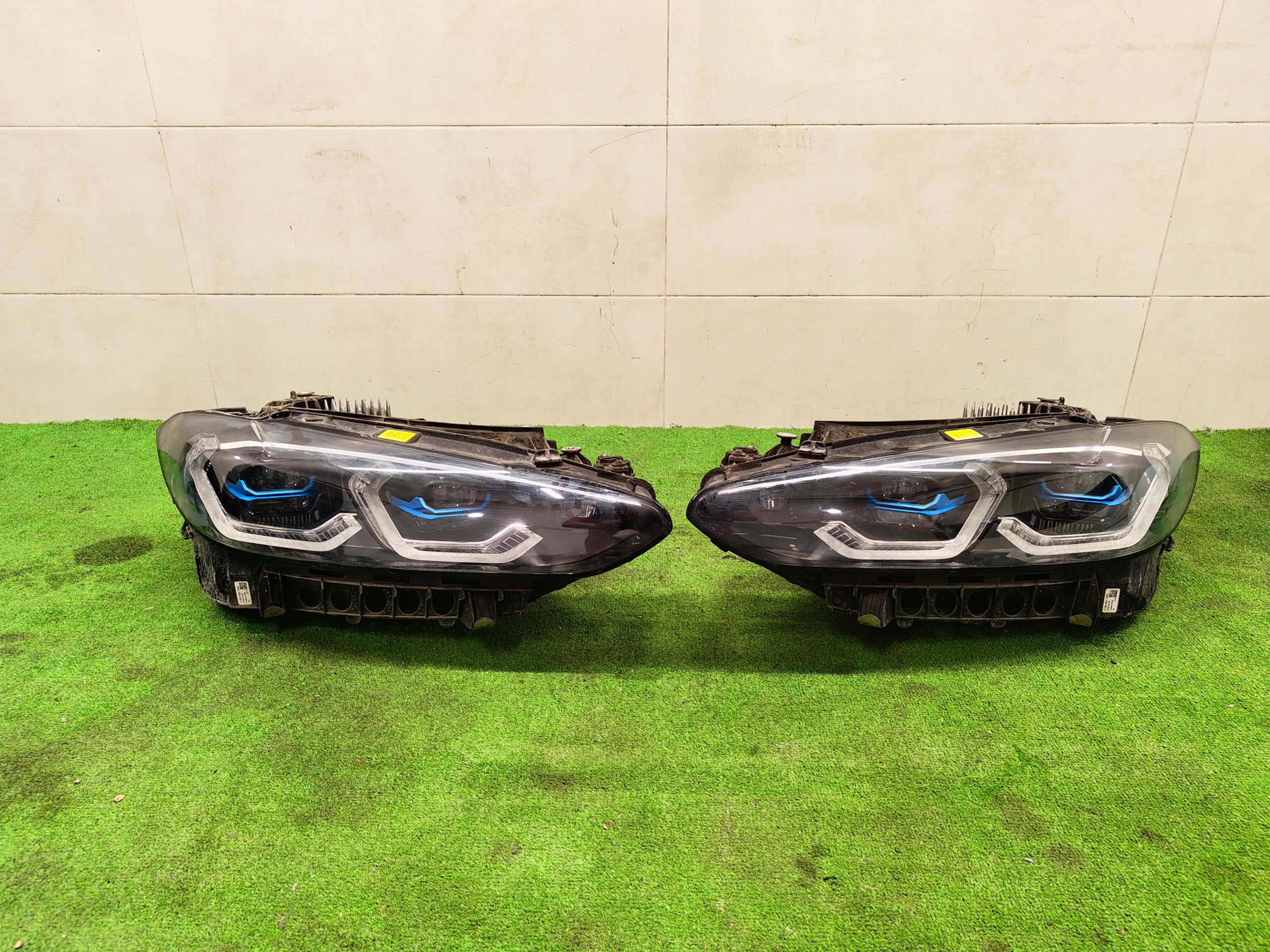 BMW 4 G22 front bonnet bumper lights LASER fenders support panel for radiators C4P m-packet