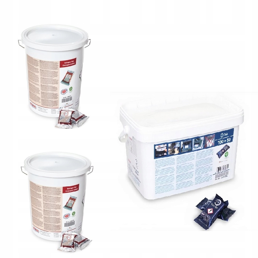 ZESTAW TABLETKI MYJĄCE 200 SZT + PIELĘGNACYJNE 150 SZT RATIONAL SCC