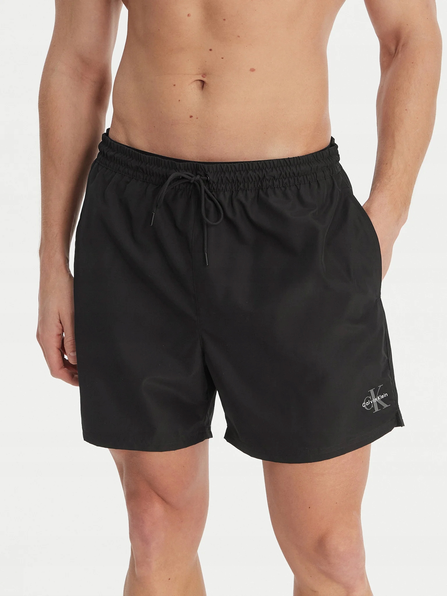Calvin Klein Plavkové šortky LV00N61045 Černá Regular Fit L