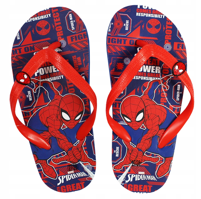 

Spiderman Japonki Klapki Dziecięce Buty 27/28