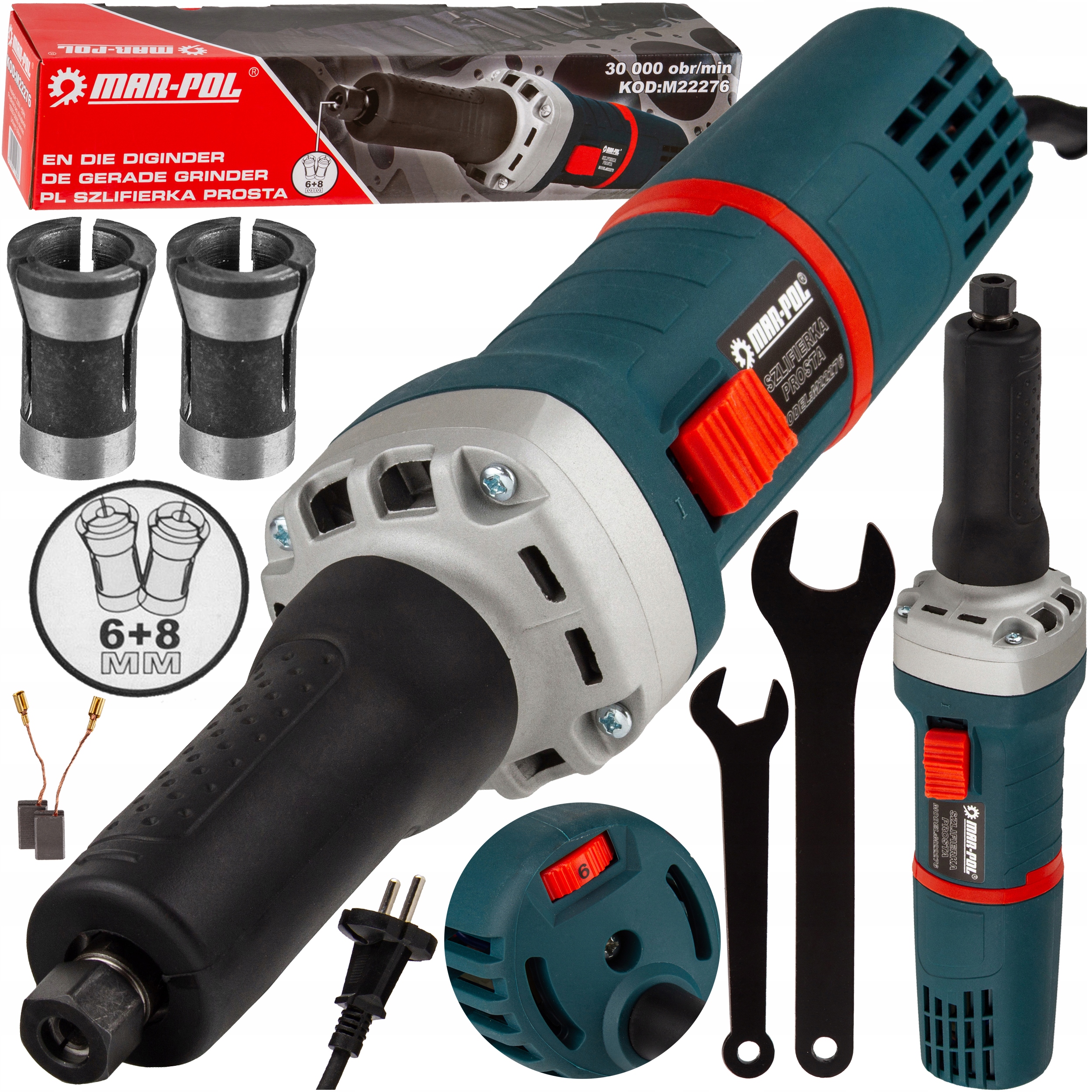 SZLIFIERKA PROSTA PRECYZYJNA SIECIOWA 950W REGULACJA OBROTÓW TRZPIENIOWA MP