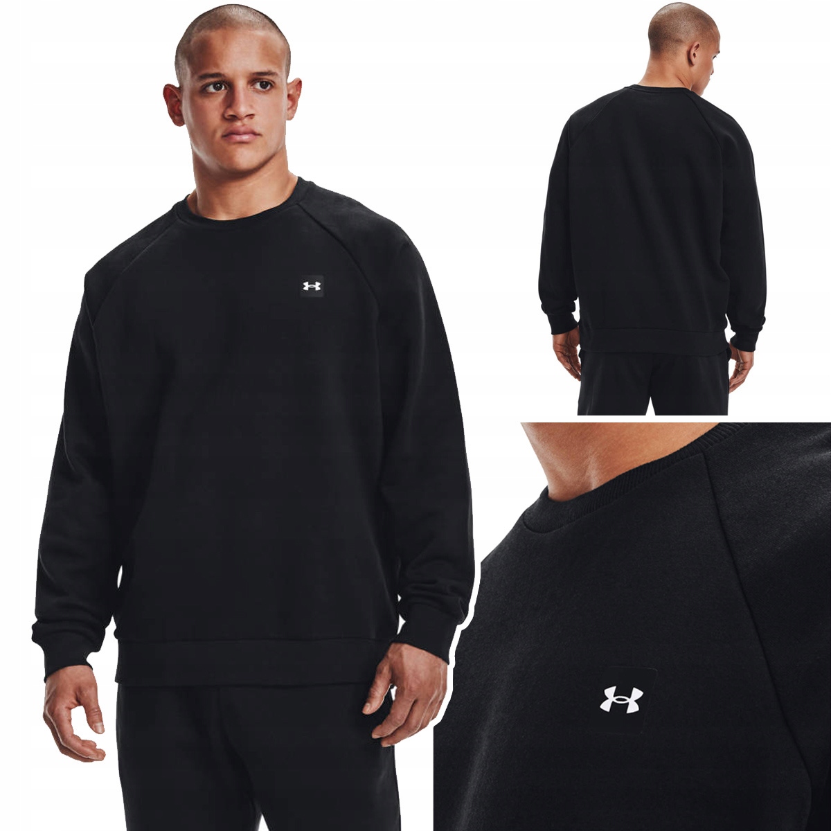 Bluza bez kaptura męska bawełniana Under Armour Rival 1357096 r. S