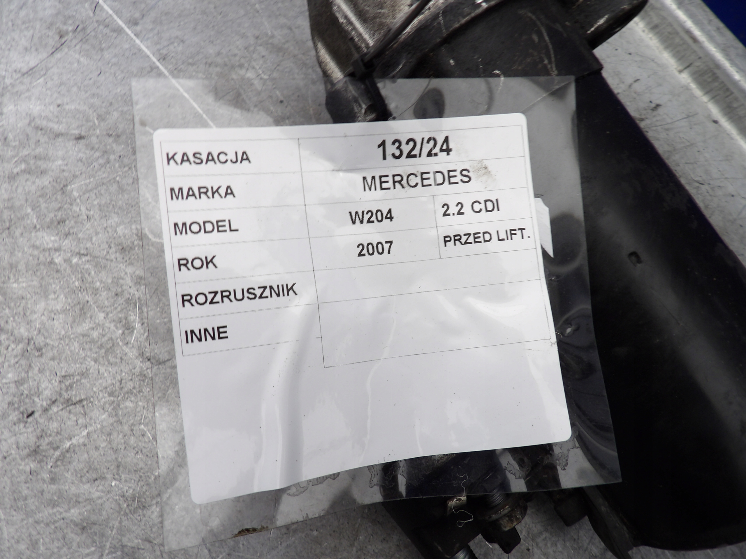 Mercedes W204 starter 0001115047