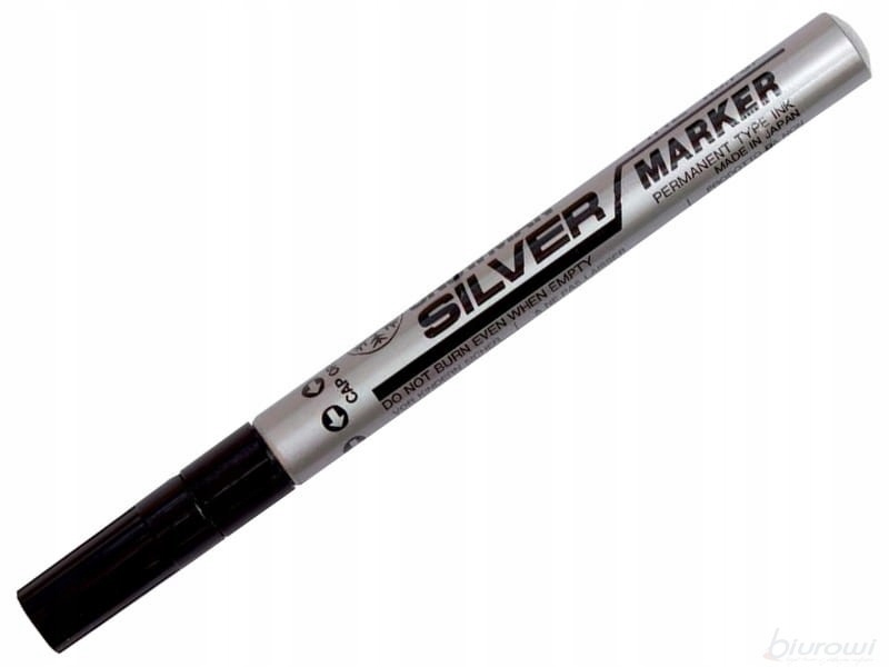 

Marker olejowy Snowman średni 1-1,5 mm srebrny
