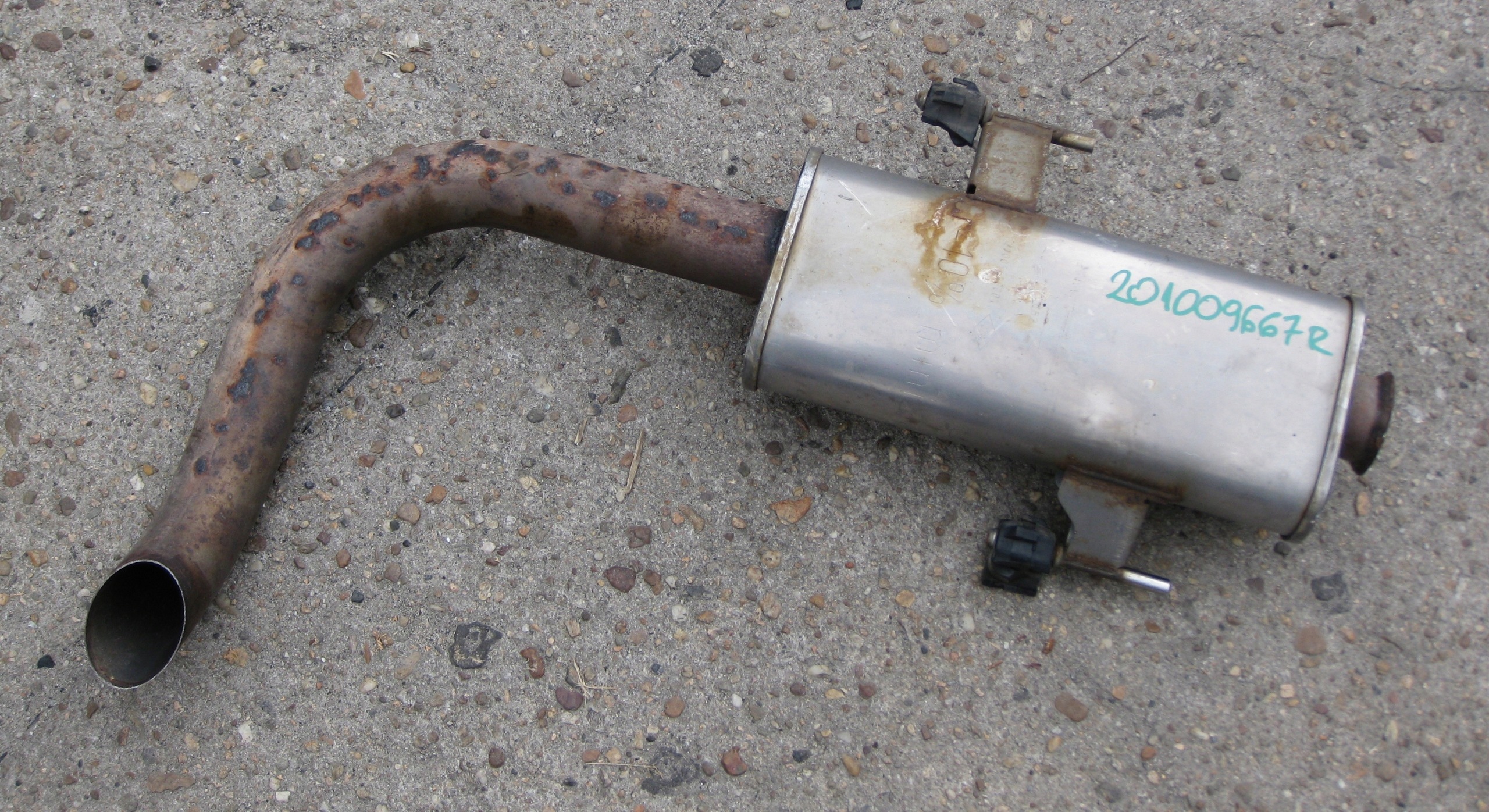 MASTER III MOVANO 2.3 DCI muffler, exhaust 201009667R