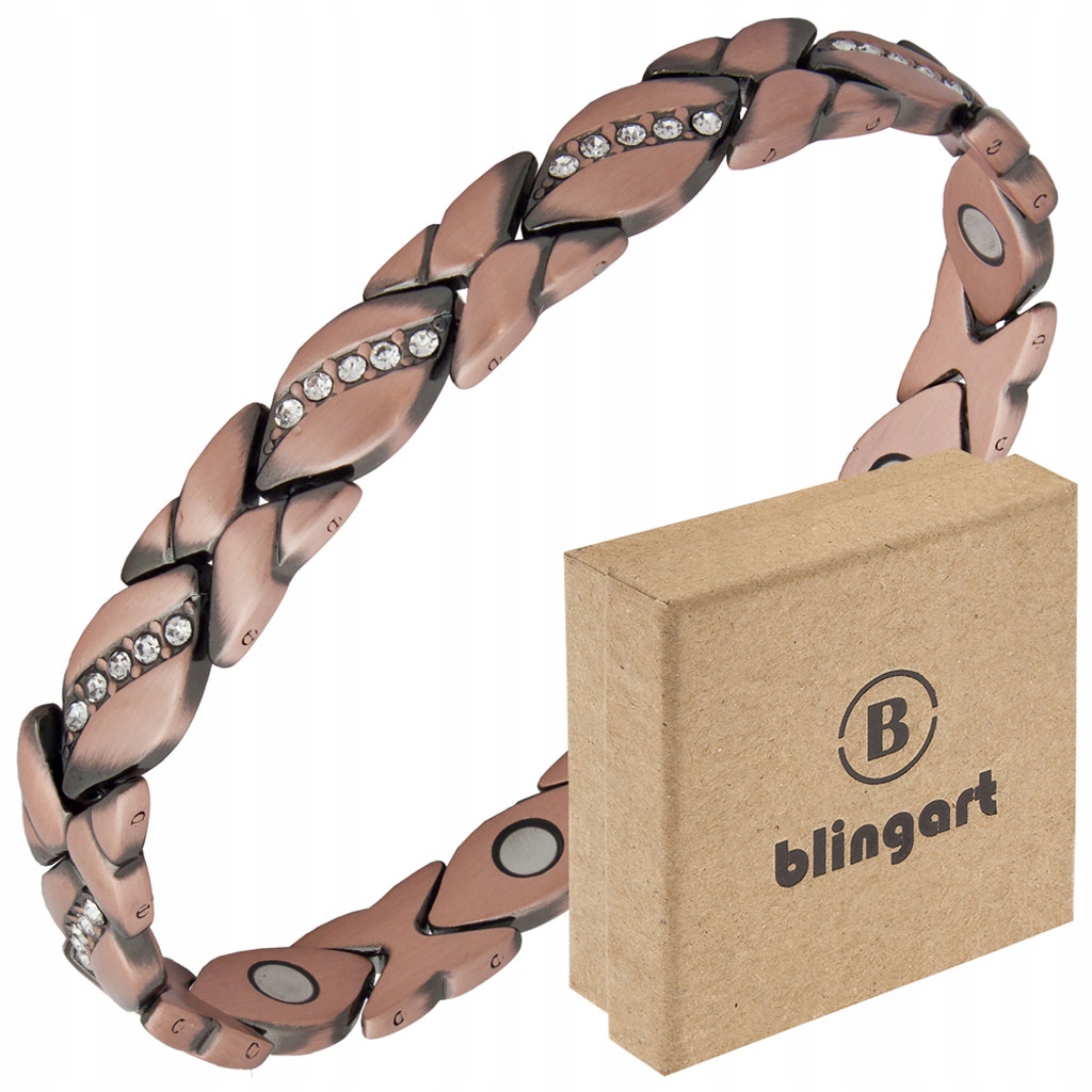 

Bransoletka magnetyczna miedziana Damska zdrowotna