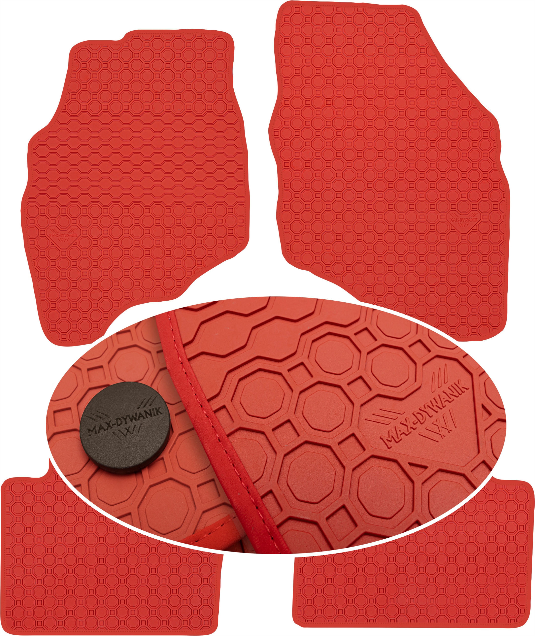 Honda Jazz I 2002-2008 Koberce Červené