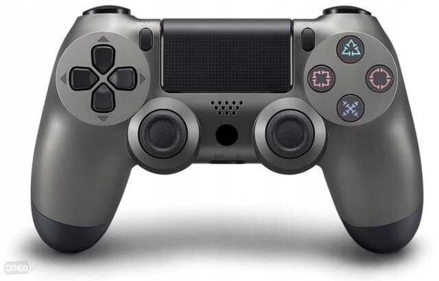 Gamepad/kontroler PS4 Doubleshock 4 V2, stalowo-czarny