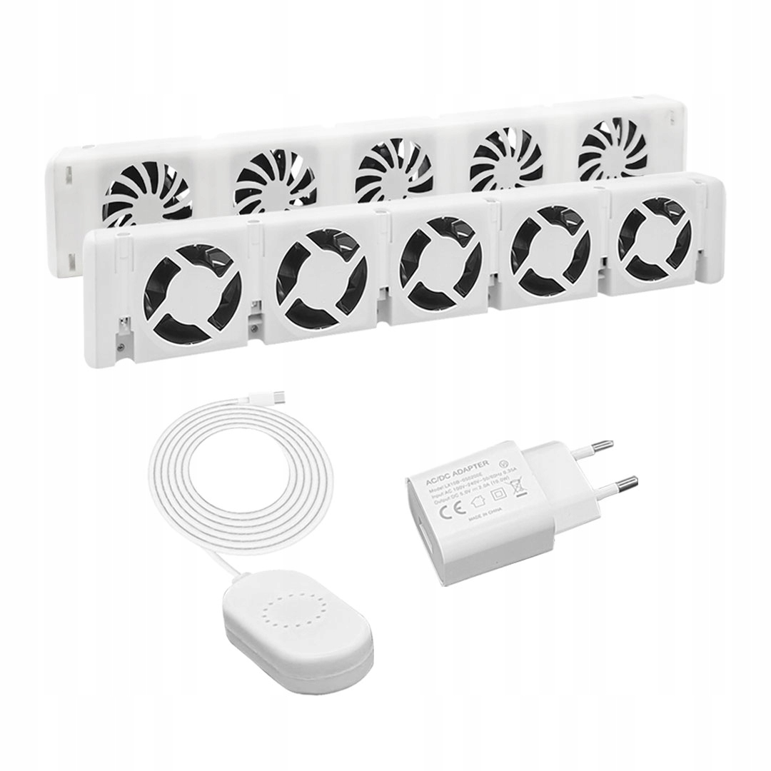 Smart 5-ventilátorový magnetický radiátorový ventilátor heat booster 1 ks