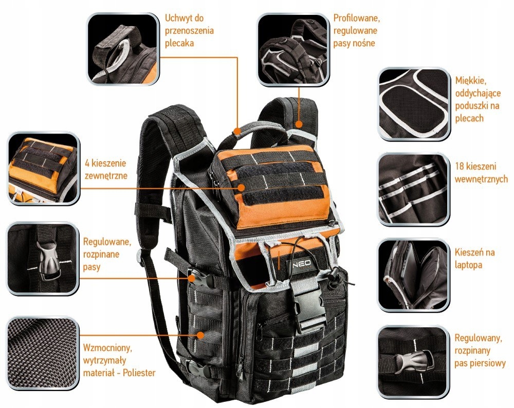 PLECAK MONTERSKI Marka Neo Tools