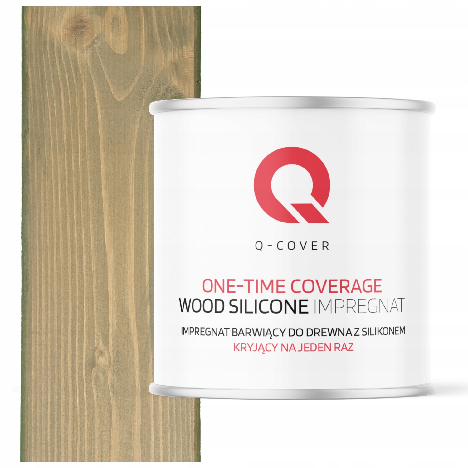 Impregnat Na Dřevo Krycí Najednou Barva Uv Barvy Šedá Žlutá 7034 2,5L