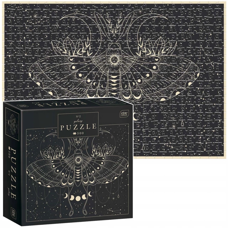 

Interdruk Puzzle 500 el Czarne Ćma Premium