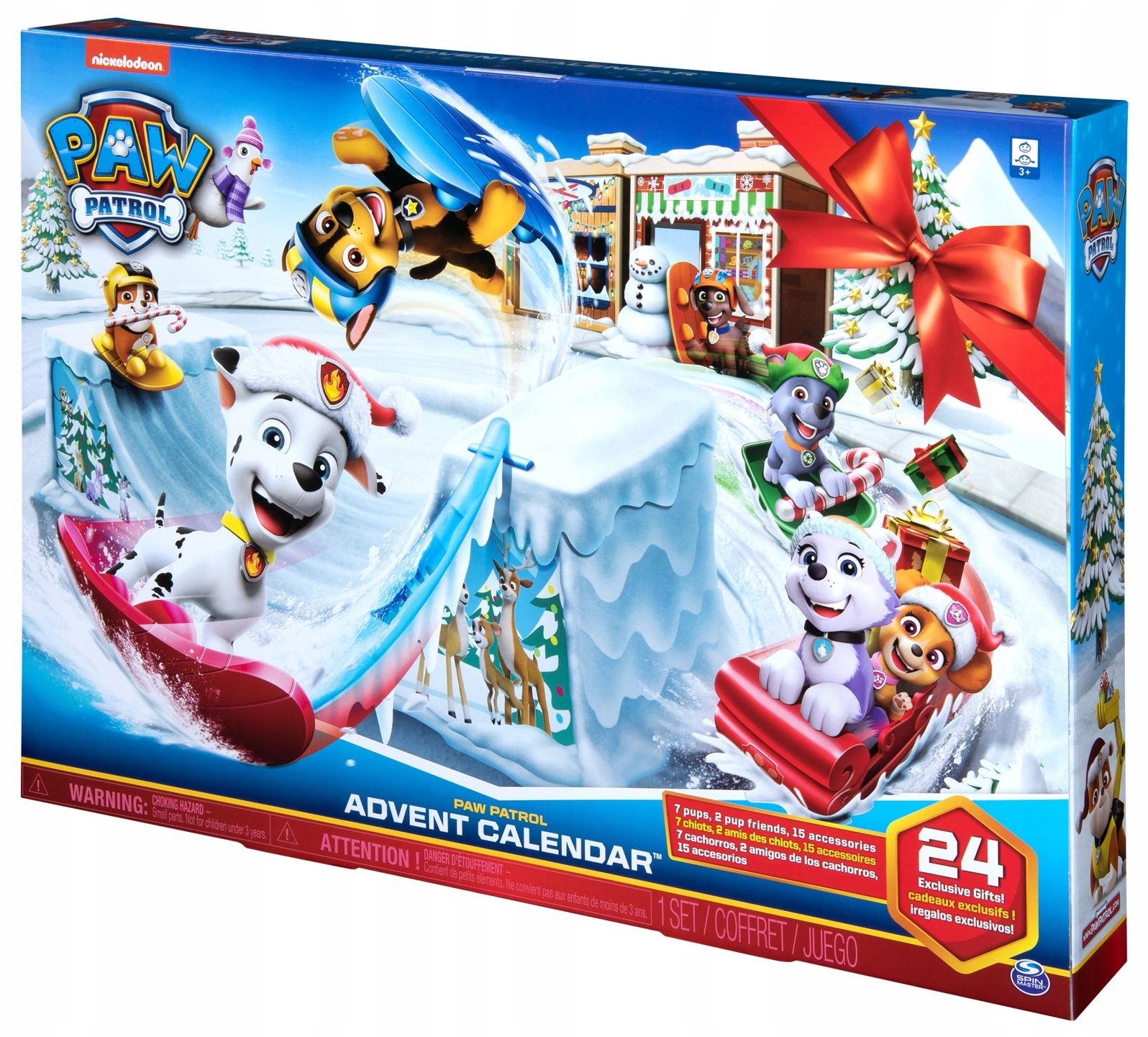 Адвент-календарь Paw Patrol Spin Master, фигурки и зимние аксессуары, от 2 лет