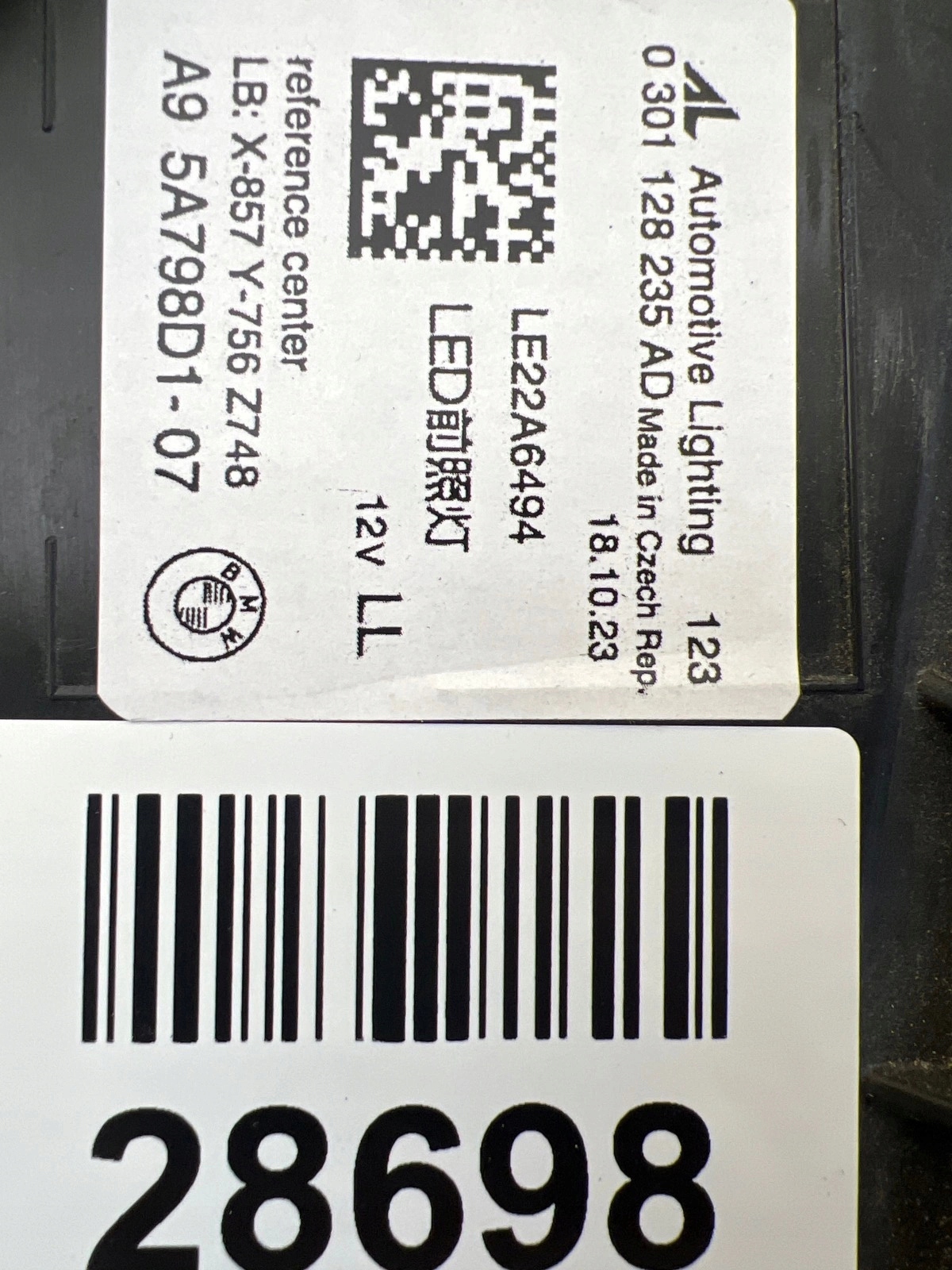 light left BMW 5 G60 G61 Full led 5A798D1-07