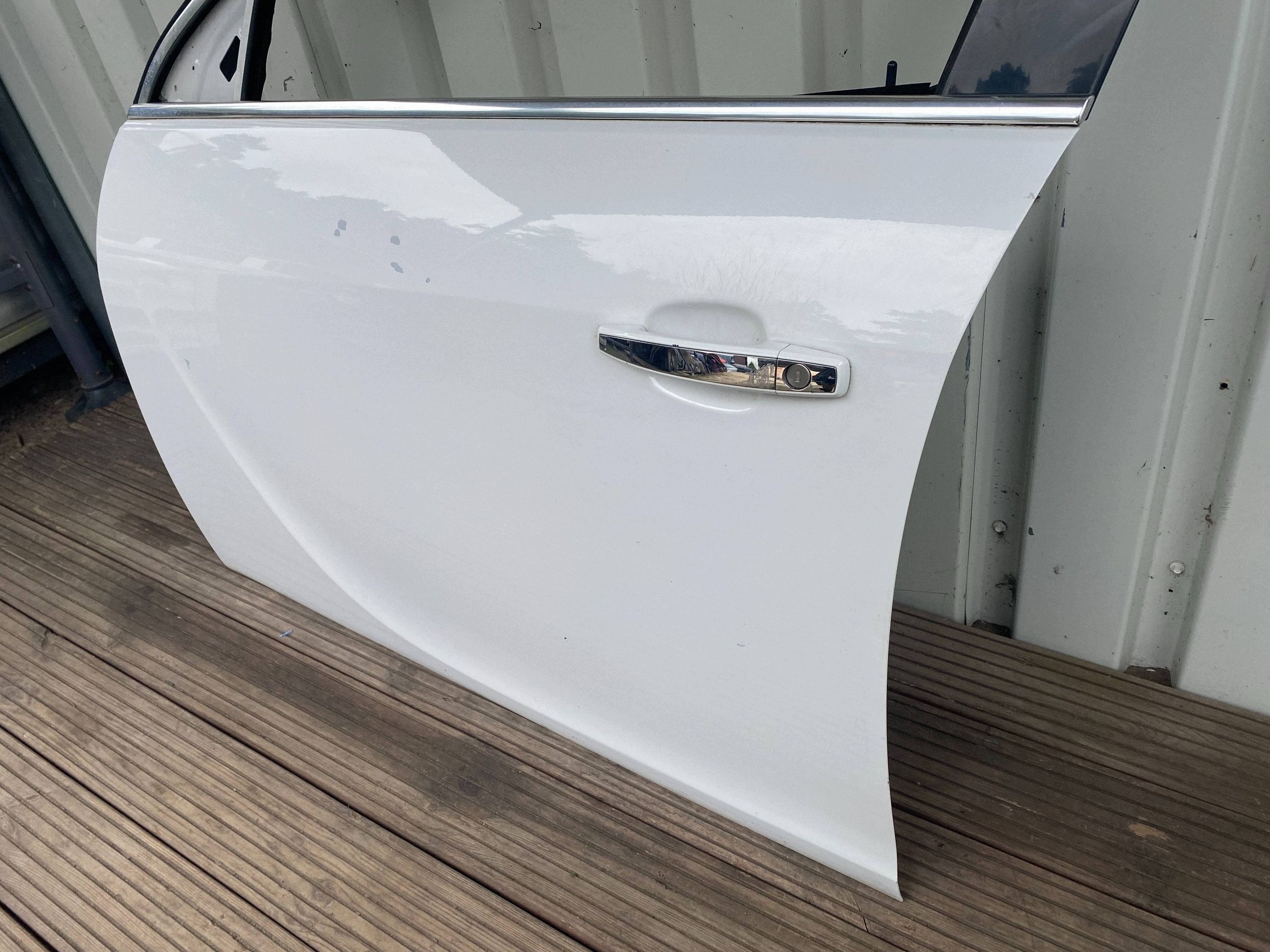 OPEL INSIGNIA A complete door left front front Z40R white