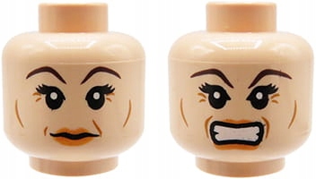 

Lego głowa główka figurki damska, cielista