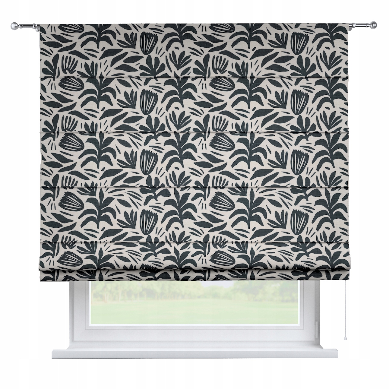 Hotová římská roleta Torino 120 x 150 cm černá