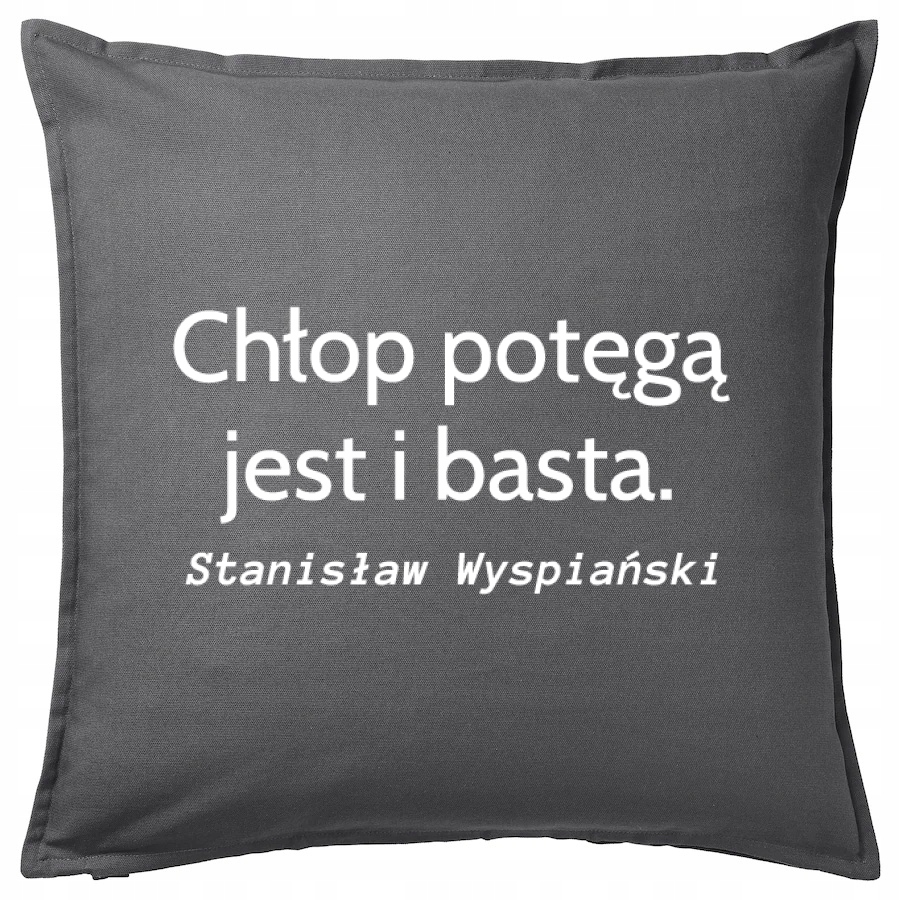 

Rolnik Wieś Wyspiański Cytat poduszka