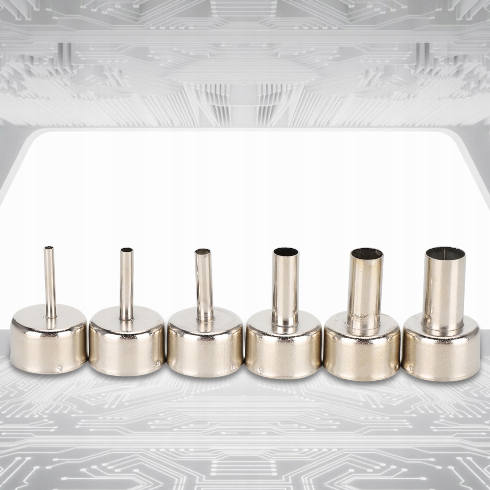 ZESTAW DYSZ DO STACJI GORĄCEGO POWIETRZA 6SZT Temperatura maksymalna 1°C