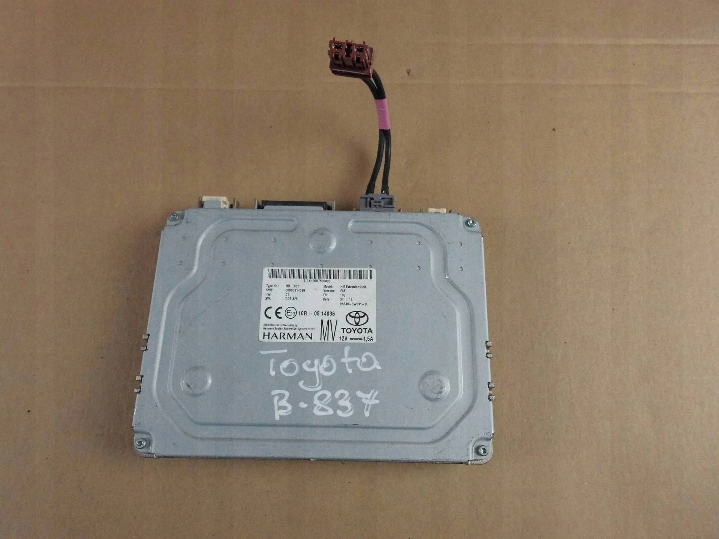 Lexus NX RX UX ES module navigation devices 868400W031C