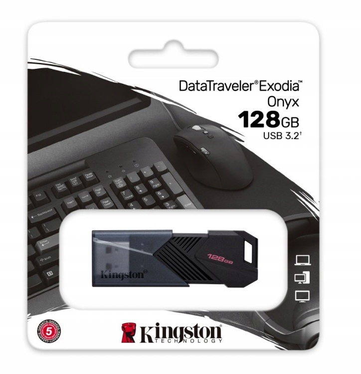 Pendrive Kingston Dtxon 128GB Exodia Onyx Usb 3