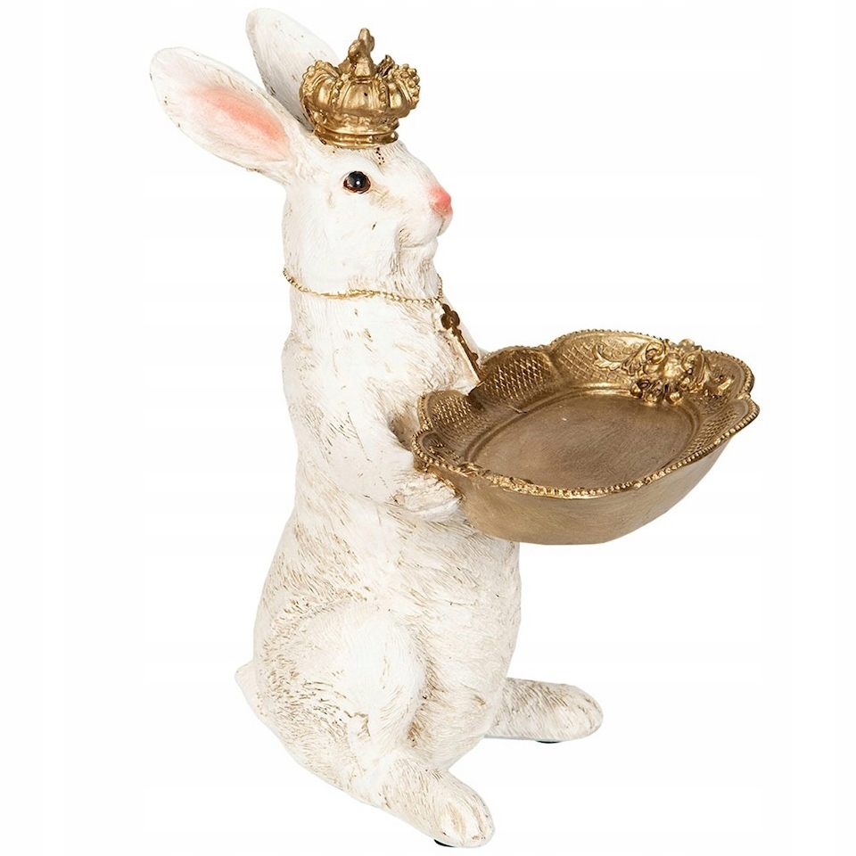 Velikonoční Zajíček Figurka Podnos Na Drobnosti Králík Zajíček Velikonoce 22 cm