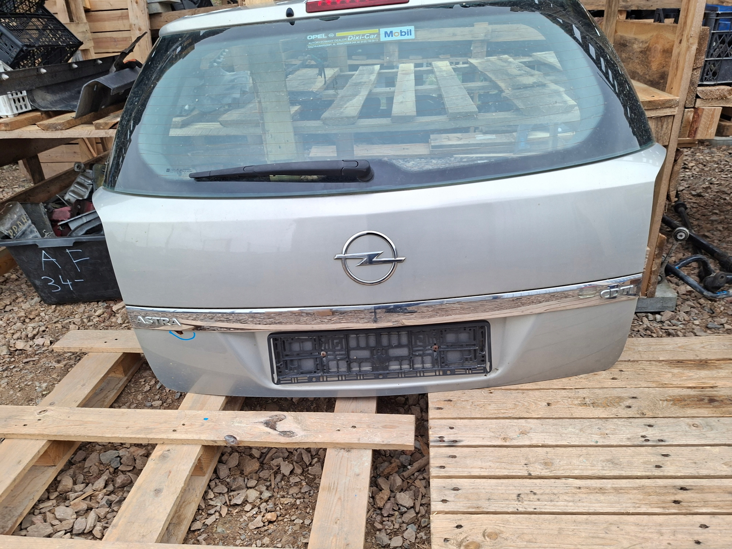 boot door complete opel astra h z167 kombi