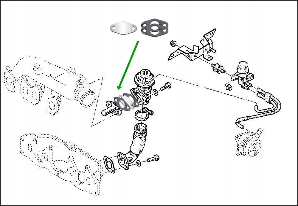 Zaślepka EGR RENAULT Master II 1.9 dCi 80 Producent części Kreft