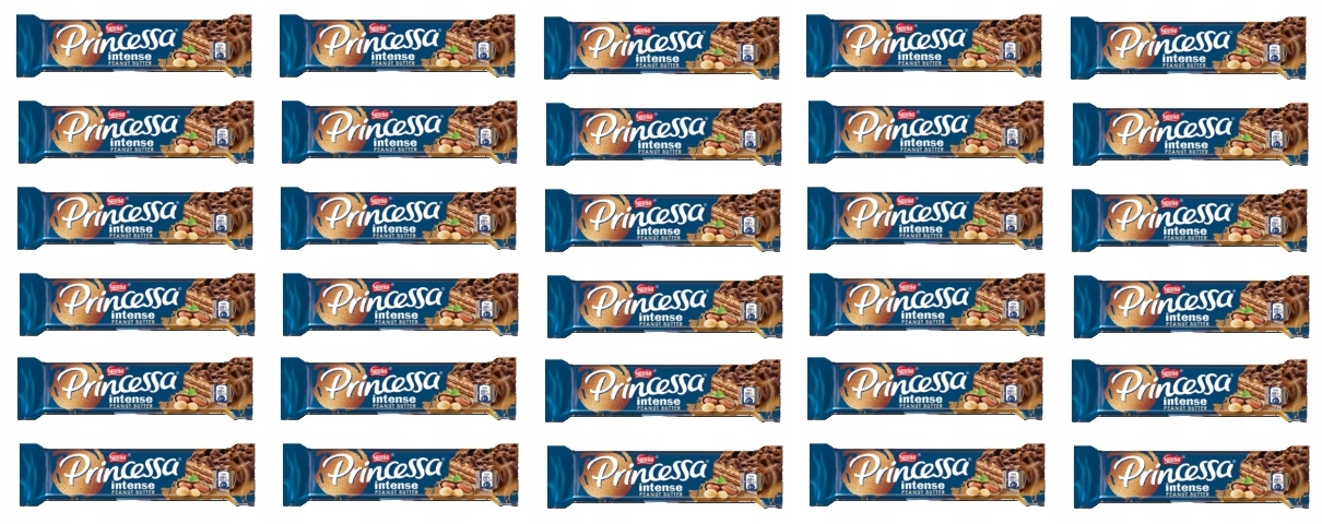 Levně 30 x 31 g Princessa Intense Peanut Butter Karton