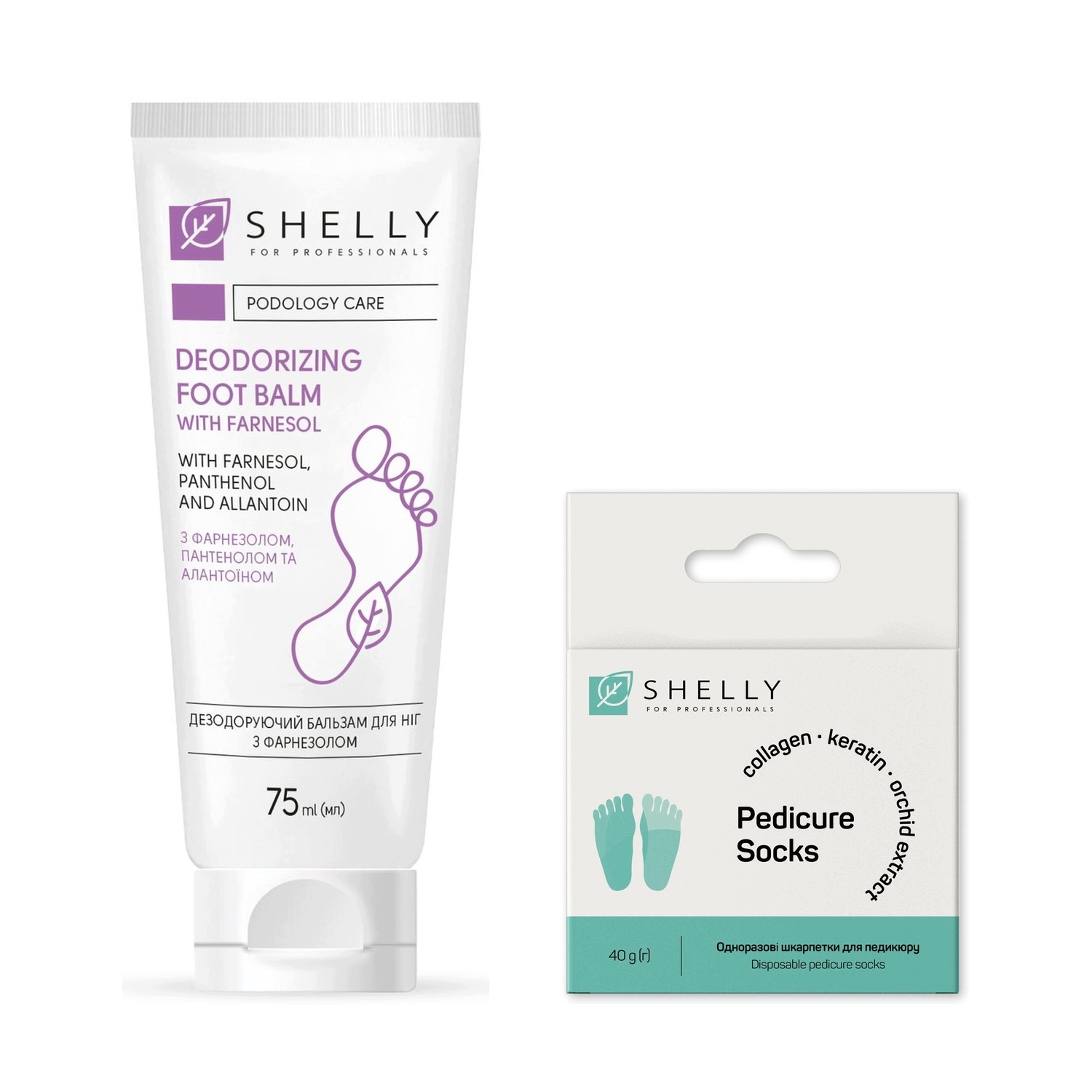 Deodorizační balzám na nohy Shelly 75 ml ponožky na pedikúru