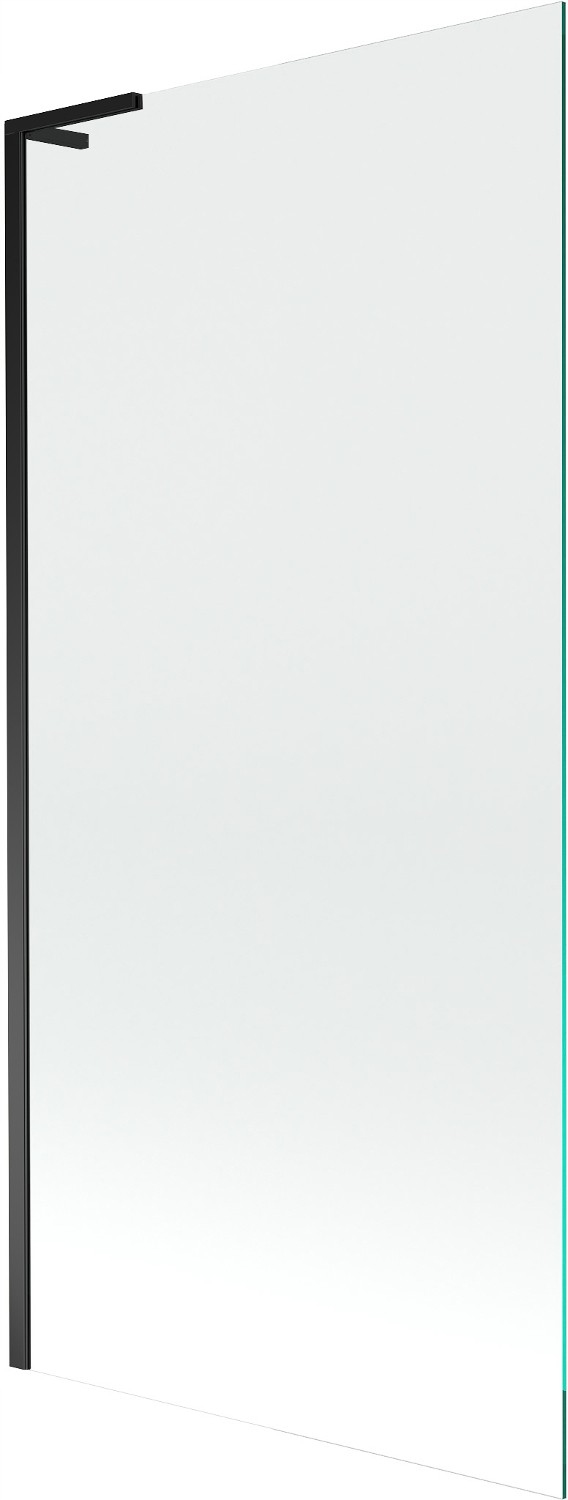 Mexen Next L vanová zástěna 1-křídlová 90 x 150 cm, transparentní, černá