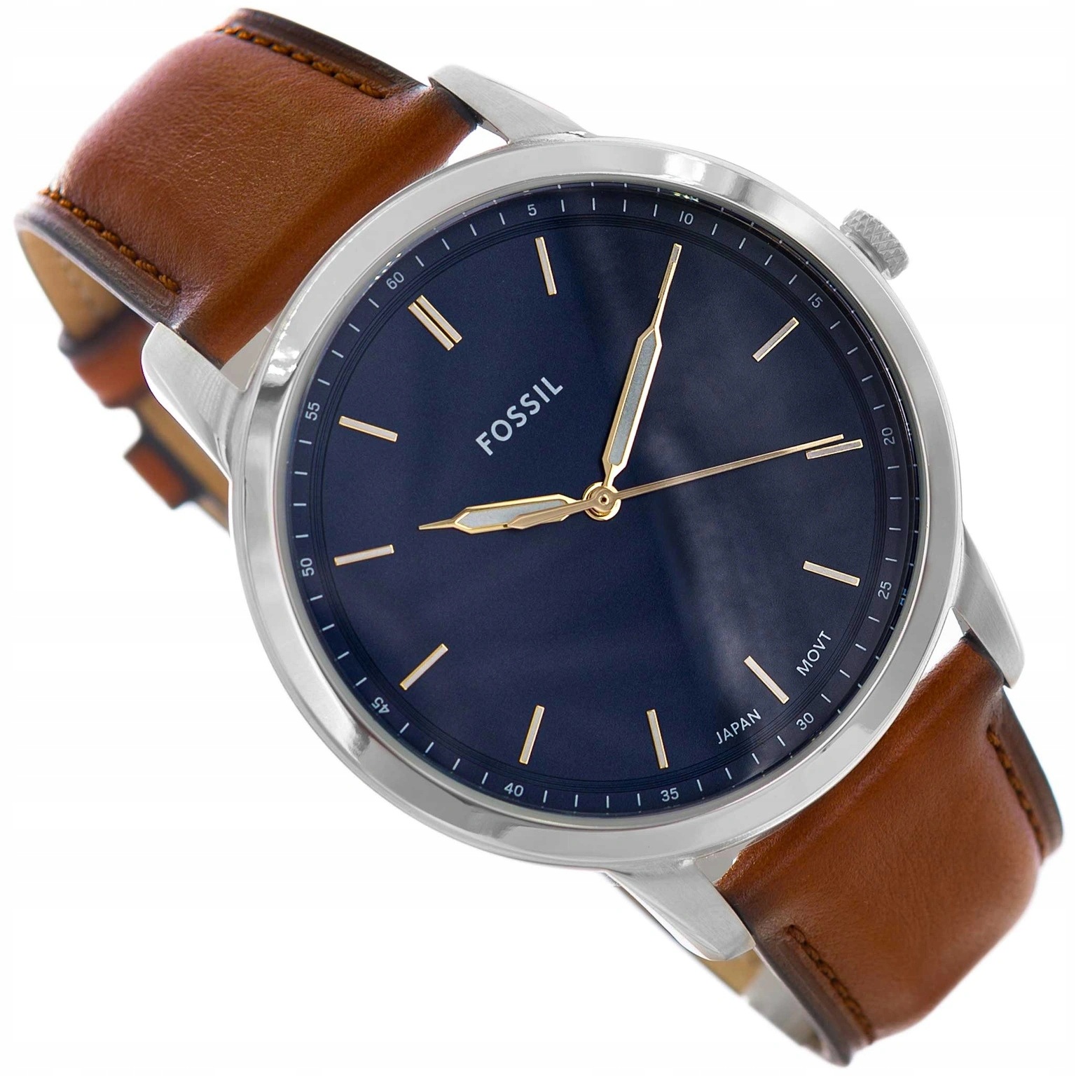 Pánské Hodinky Fossil FS5304 Minimalist Hnědé S Řemínkem Neobrite, Elegantní
