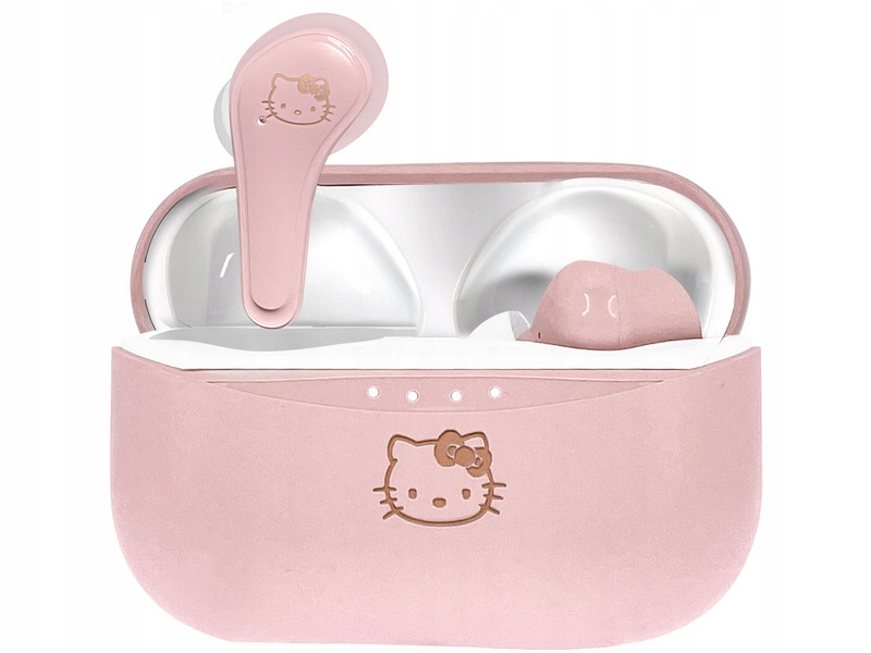 OTL Technologies Hello Kitty TWS Earphones Dla Dzieci Dokanałowe Bluetooth 5.3 Różowy