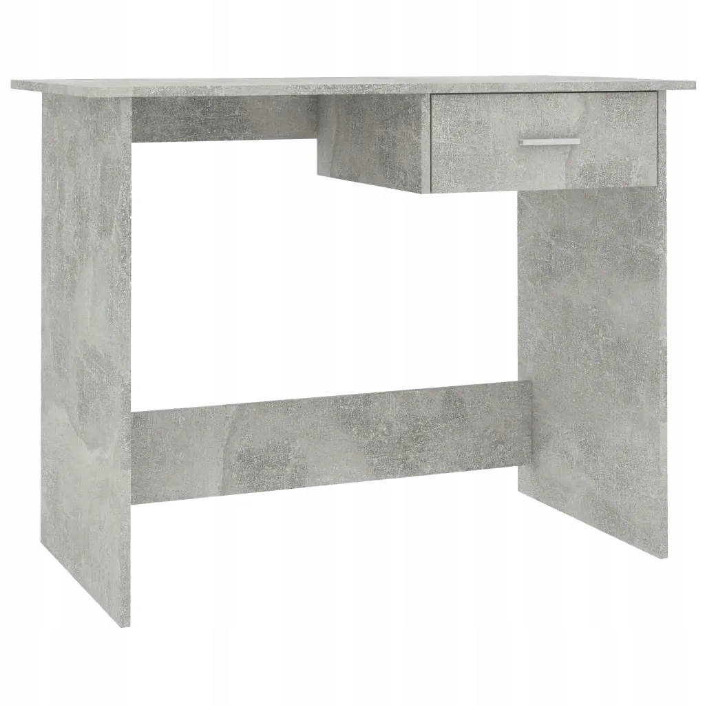 

Biurko, szarość betonu, 100x50x76 cm, płyta wiórow