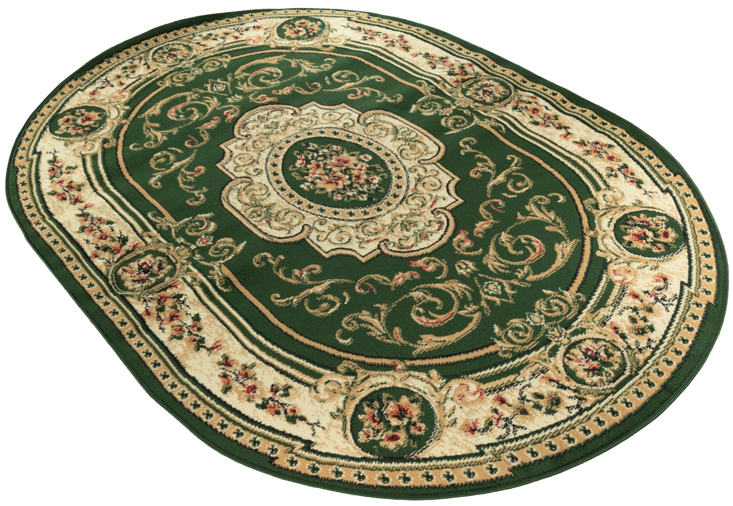 Koberec Oval Bcf 160x220 Klasické Módní Solidní Turecké Koberce 28g