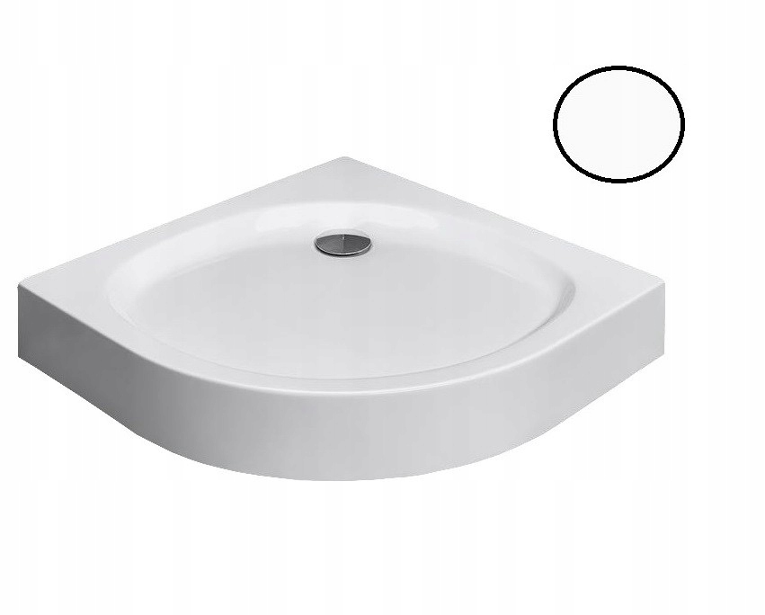 Brodzik półokrągły Patmos A Compact 90x90 Radaway