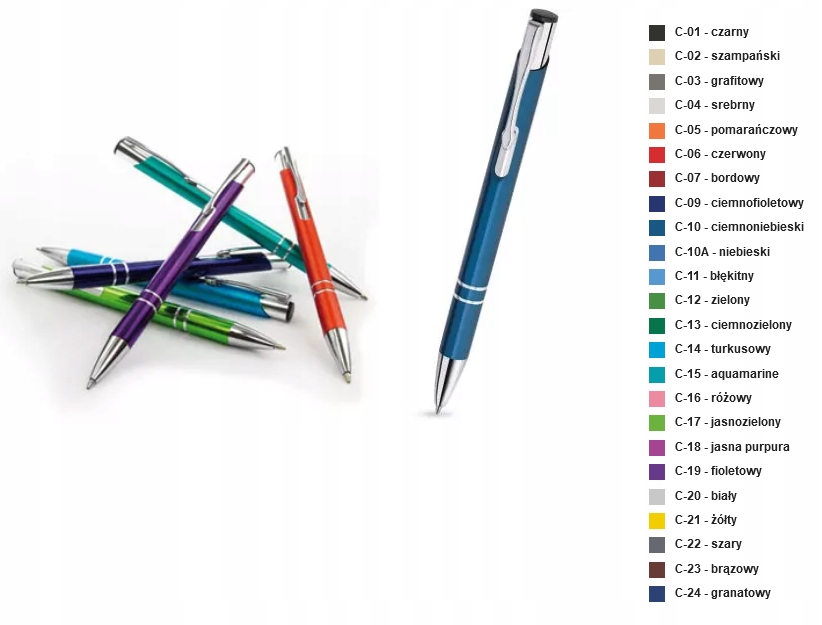 Długopis COSMO w etui + grawer Marka inna