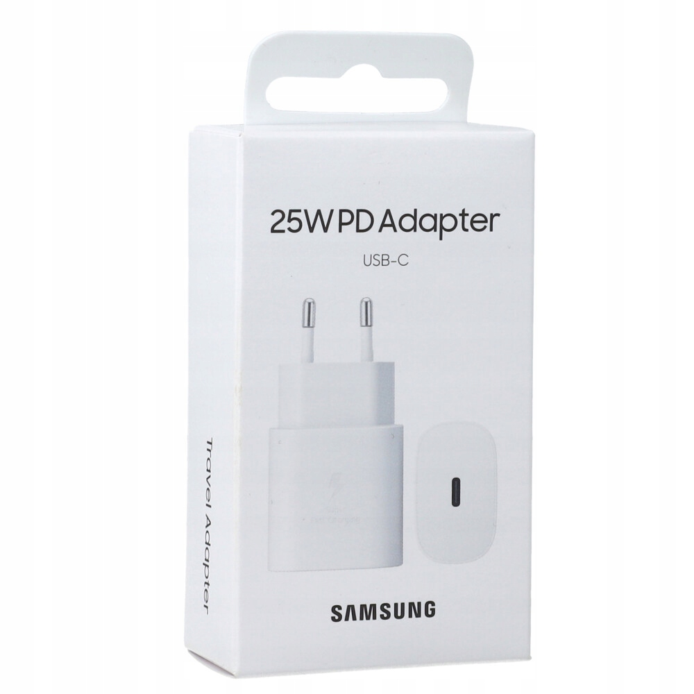 Ładowarka sieciowa Samsung 25W EP-TA800NW Adapter, SZYBKIE ŁADOWANIE, USB-C Przeznaczenie do Samsung