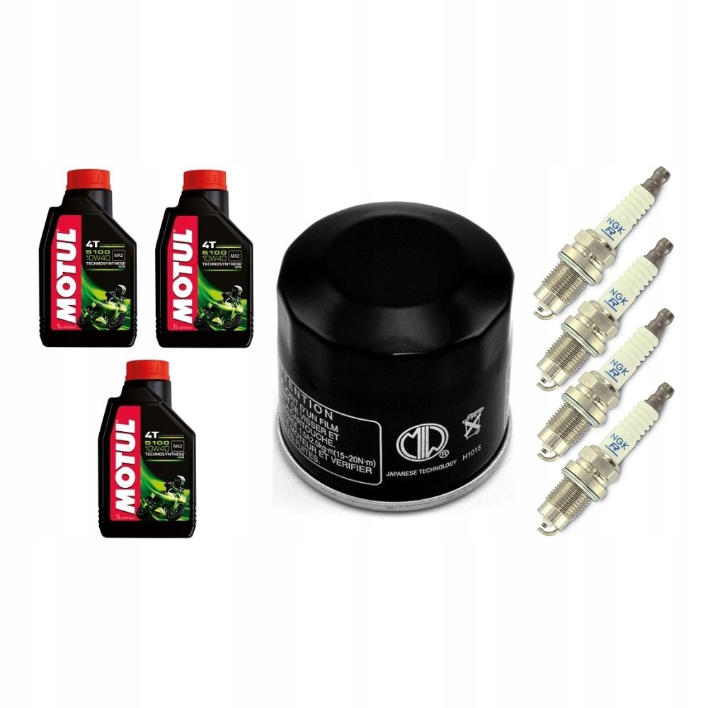 HONDA CBR 600 RR (PC37) 05-06 olej filtr świece