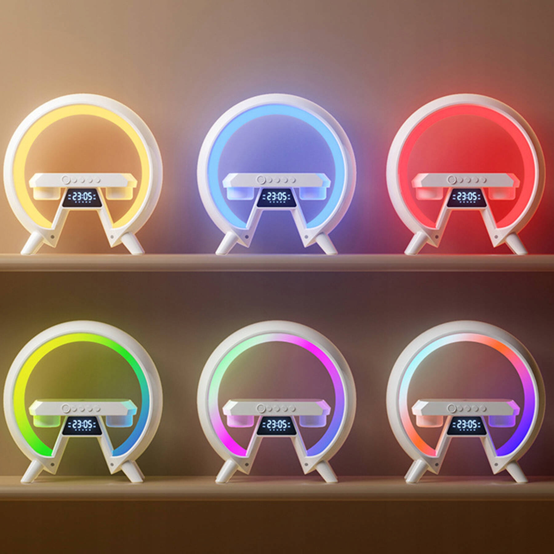 4W1 LAMPKA LED ŁADOWARKA BEZPRZEWODOWA IQ GŁOŚNIK BLUETOOTH BUDZIK RADIO FM Kod producenta 5905398037988