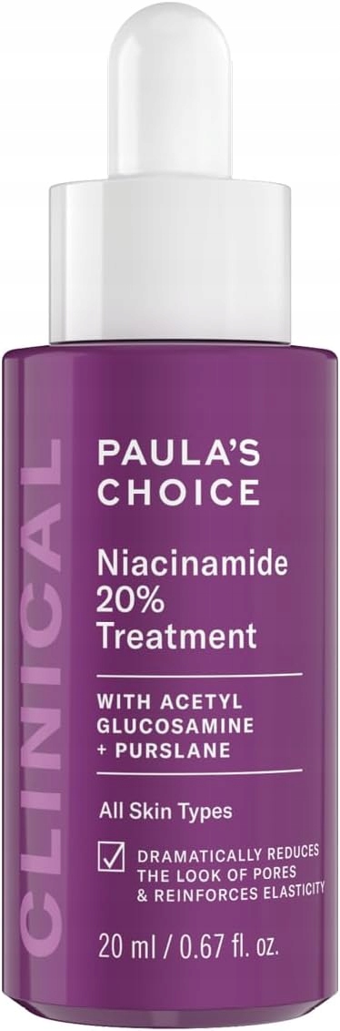 Paula's Choice Clinical Niacinamide 20% Treatment zužuje póry a vyhlazuje pokožku