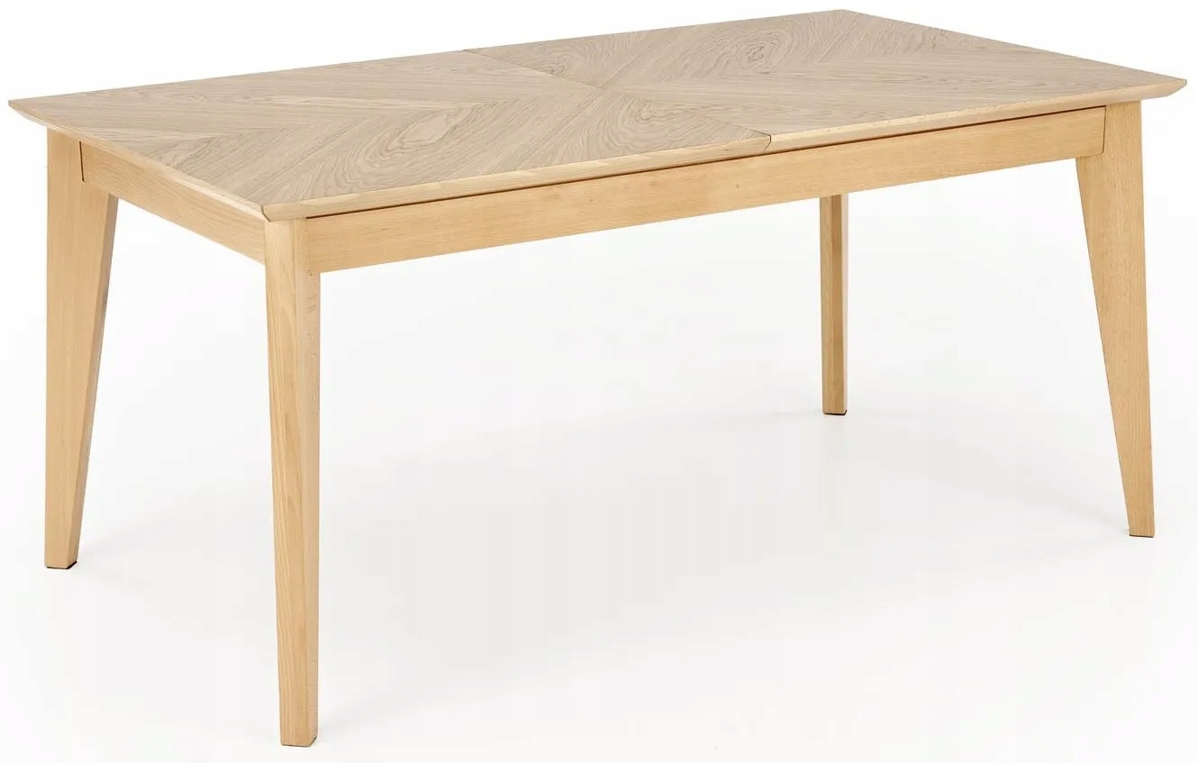 Stół Rozkładany 160x90 Edmondo Dąb Naturalny Tradycyjny Drewno Halmar